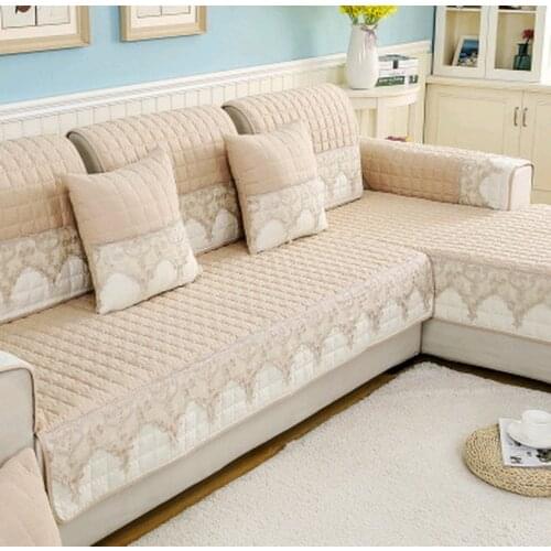 Sofa Cushion Non-slip Sofa Cover Protector Chaise Four Season Universal Stretch Corner Sofa Towel 1/2/3/4-seater for Living Room