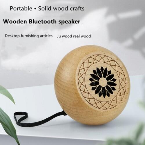Wooden Speaker Outdoor Small Speaker Wireless Speakers Computer MP4 Audio Center Pc Sound Box Minifit Portable Video Consumer