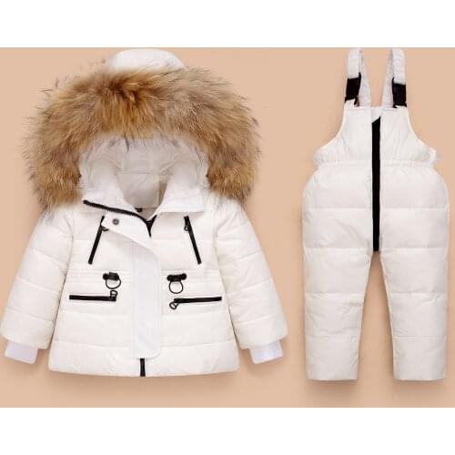 OLEKID 2021 Kids Winter Jumpsuit Thick Warm Down Jacket For Girls 1-5 Years Children Clothes Boy Snowsuit Toddler Outerwear Coat