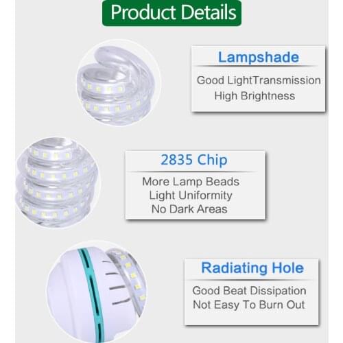 High Brightness LED Bulb E27 3W 5W 7W 9W 12W 32W Energy Saving Lamp Light 220v Corn Lamp Ampoule Led Bombillas for Home Lighting