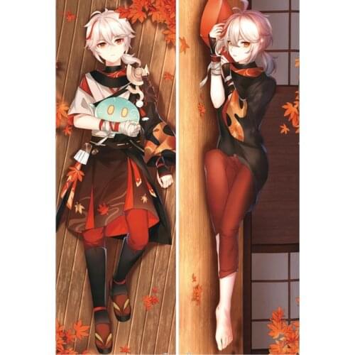 Game Genshin Impact Kaedehara Kazuha Cosplay Dakimakura Pillow Case Hugging Body Gift