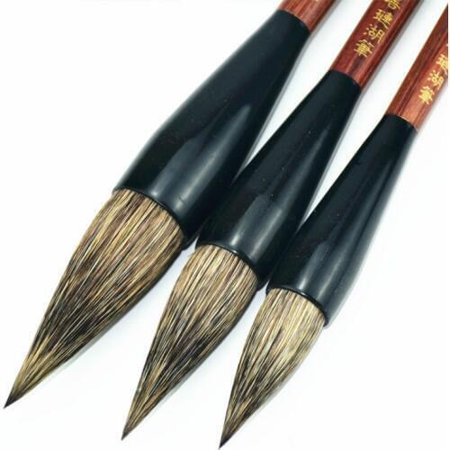 Oversized Chinese Traditional Landscape Painting Painting Supplies Calligraphy Brushes Stone Badger Hair Hopper-shaped Brush
