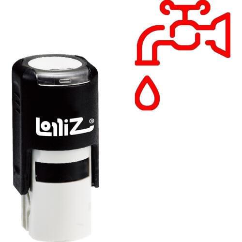 LolliZ Water Self-Inking Rubber Stamp - Modern Symbol Series