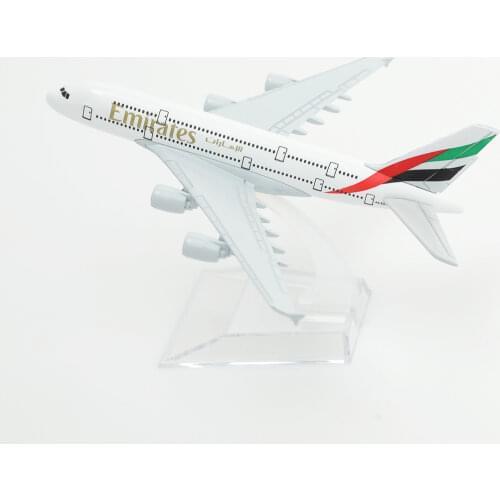 Emirates Airlines A380 Airplane Diecast Aircraft Model 6" Metal Plane Aeroplane Home Office Decor Mini Moto Toys for Children