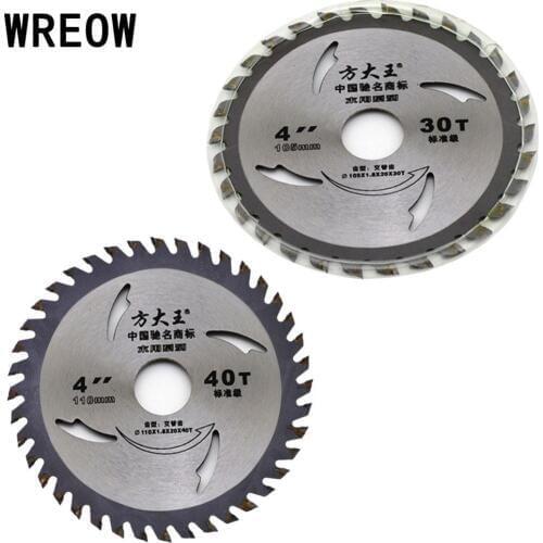 4Inch Mini Circular Saw Blade 30/40T for Wood Acrylic Metal Cutting Cutter Tool for Power Tool Accessories circular mini blade