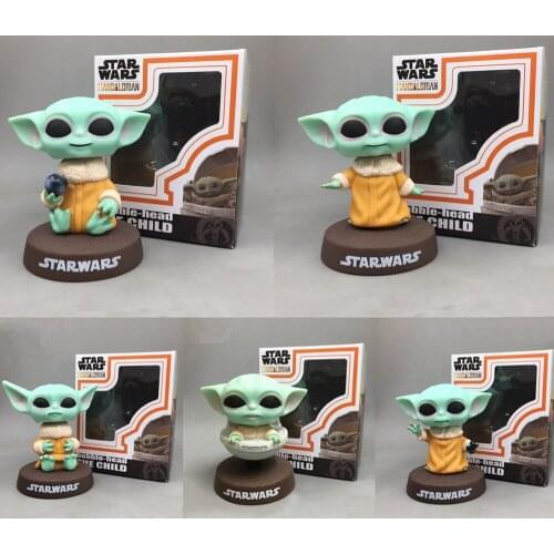 New Star Wars Baby Yoda Action Figure Toys Dolls Yoda Car Decoration Model Children Toy Gifts