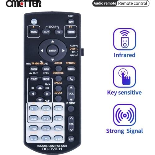 Suitable for Kenwood receiver remote control RC-DV331 DDX516 DDX616 DNX5160 DNX6020EX DNX6160 DNX6460BT DNX6960 6046BT KVT-516