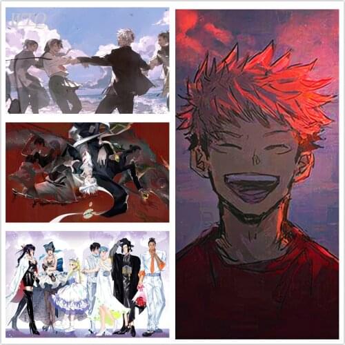 Gojo Satoru/Real Man/wall Decor Jujutsu Kaisen Poster Anime Posters Canvas Painting Wall Poster Wall Art Picture Home Decoration