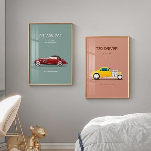 Simple and modern Japanese style cat rich cat cute pet porch murals poster print picture background wall decoration painting