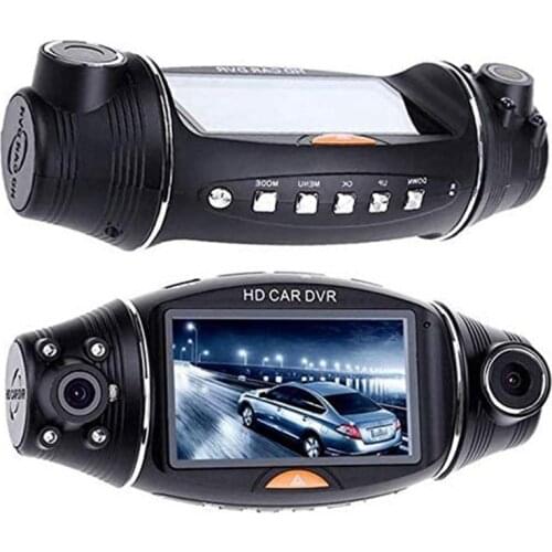 Novel-Car Dvr 2.7 Inch Dual Lens Hd GPS Ir 140 Degree Night Vision Rear View Auto Car Camera G-Sensor Car Camera Recorder
