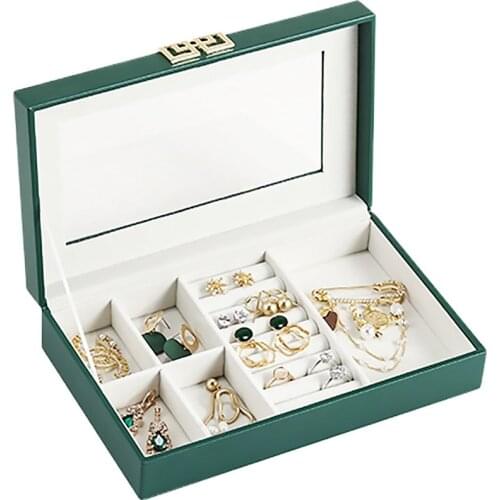 Jewelry Storage Box Necklace Earrings Ring Jewelry Storage Box Gift Jewelry Box Display Stand Multiple Compartment Womens Gifts