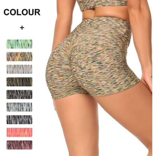 High Waist Workout Yoga Shorts 2021 Breathable Fitness Yoga Leggings Sweat-absorbent Yoga Running Short Sport Women Gym Leggings