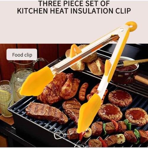 Anti-scalding oven Gloves Silicone Food Anti-scalding Clip High Temperature Steak Clip Barbecue Clip For Kitchen Convenience