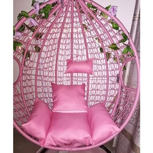 TT Hanging Basket Rattan Chair Cradle Chair Girls Heart Hanging Chair Balcony Lazy Bedroom Swing Home Bird Nest Net