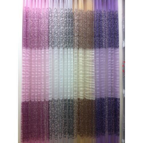 30 M burnout butterfly window screening tulle sheers panel for kids children living room modern voile Curtain fabrics free