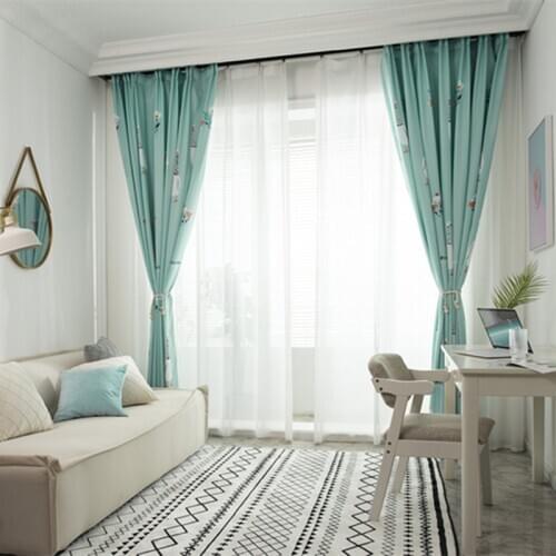 2469 Gyrohome 1PC Grinding Mao HalfBlackout 50% Curtain Drape Langsi Window Home "Customise" Balcony