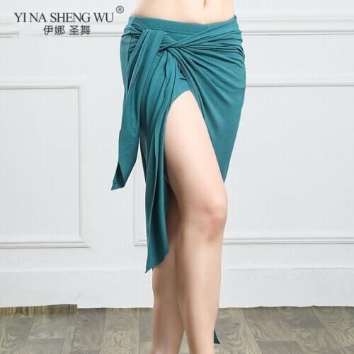 New Sex Eastern Women Belly Dance Skirt Bollywood Fan Dance Egyptian Flamenco Dance Skirt Roupa Hip Skirt Performance Clothing