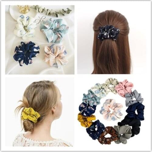 1Pc Fashion Colorful Women Hair ring Solid Headwear Striped Hair band Hair Accessories