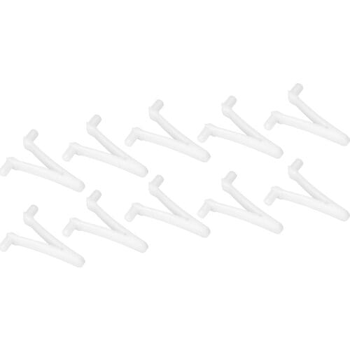 10pcs Butterfly V Clips Pool Butterfly Clip V-Clip Pool Accessory for Vacuum Head Skimmer for Swimming Pool