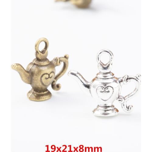 10 pieces / set of zinc alloy hip flask pendant jewelry making DIY handmade jewelry discovery 7975