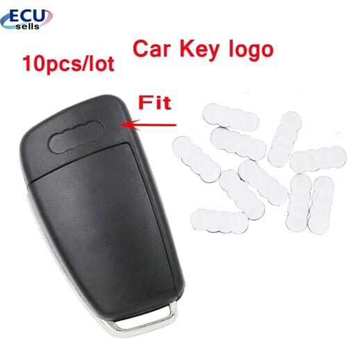 10PCS/lot 16X6mm Oval Car Key logo for Audi remote keys