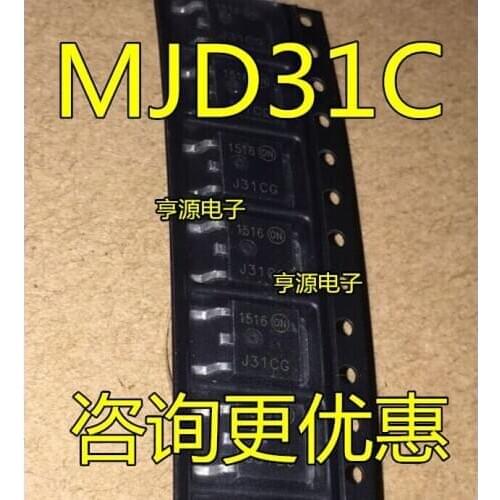 10pieces MJD31C MJD31CG 31CG TO-252