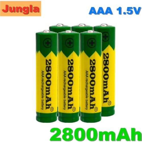 4-20PCS AAA Battery Alkaline 2800 mAh 1.5 V AAA rechargeable battery for Battery Remote Control Toy Battery Light Battery