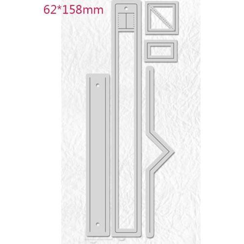 5Pcs/set Pop-up Pull Frame Metal Cutting Dies Stencils for DIY Scrapbooking Embossing Decoration Paper Card Craft Die Cuts New