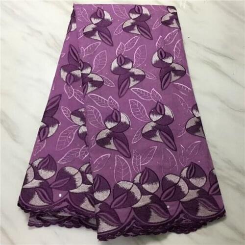 African Cotton Lace Fabric 2021 High Quality Lace Swiss Voile Lace In Switzerland Embroidery For Bride Dress Sew M4869