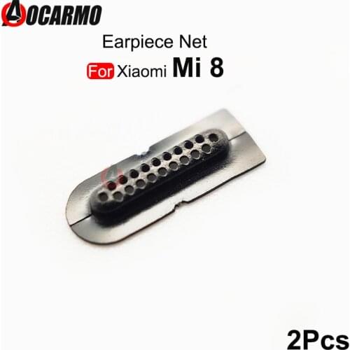 Aocarmo 2Pcs/Lot For Xiaomi Mi 8 Mi8 Anti Dust Mesh Ear Speaker Anti Dust Earpiece Net Replacement Parts