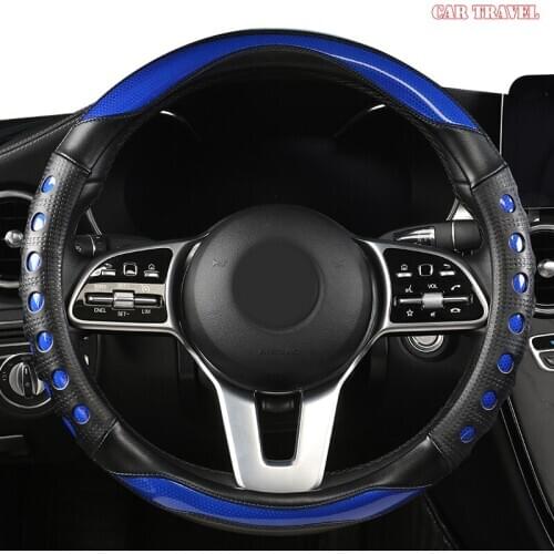 CAR TRAVEL Microfiber Leather Car Steering Wheel Cover For Opel Astra J G Insignia Zafira a b Corsa d Mokka Vivaro Meriva