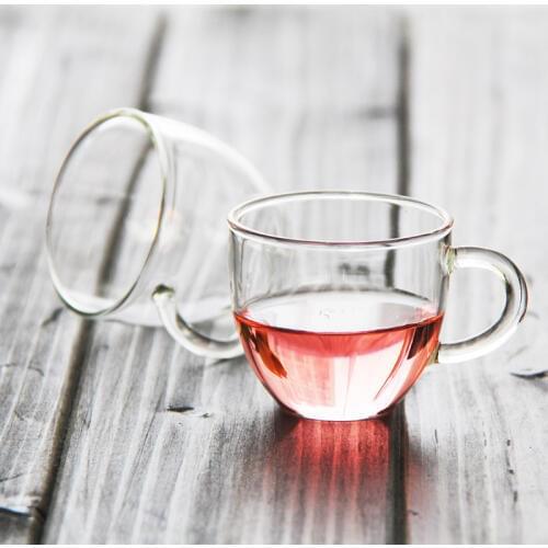 Free shipping small teacups, 80ml wholesale glass drinking ware tea pint glass cup