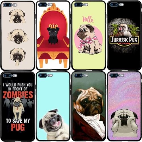 Phone Case for Xiaomi Redmi Note 9A 8 8T 7 6 7A 6A 5A 5 A1 A2 A3 Pro Max Plus Lite Pug Puppy Dog