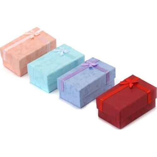 8*5*3cm Fancy Jewelry Packing Small Box Colorful Jewelry Case Earrings Necklace Display Case Hot Sale Factory Price In Stock