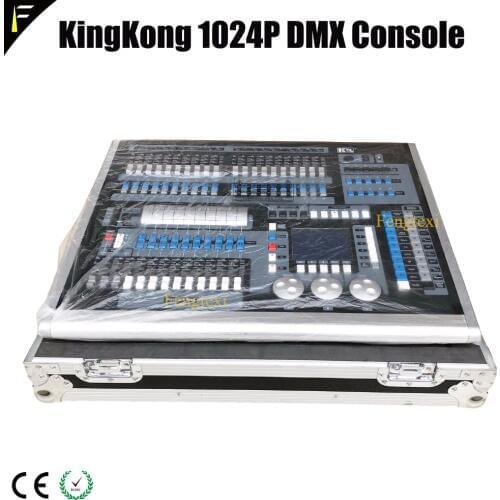 Dj Controller Creator Kingkong 1024 Pro incl Case 1024p Light Mixer Console Include Dust Cover and Flight case for Big Show