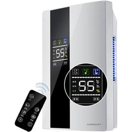 Home 2.2L Dehumidifier Remote Control Large LCD Screen Display Air Dryer Full Shut-Off Purifier