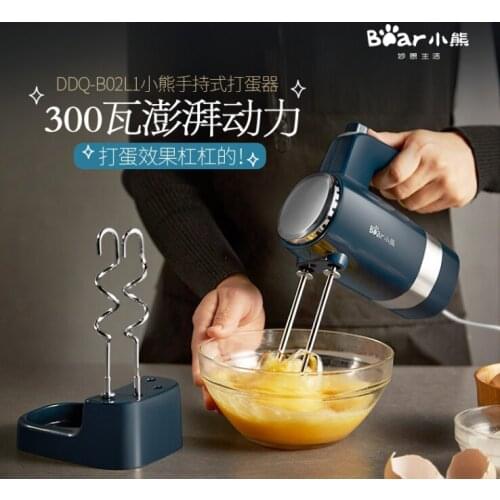 Electric household stainless steel body exquisite large power automatic small cake and flour cream whisk J05