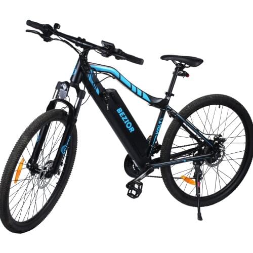 BEZIOR M1 Male Electric Bicycle, 27.5 Inch Wheels, 48V12.5Ah 250W Motor Power, Max Speed 25KM/H, Outdoor Cycling Tour