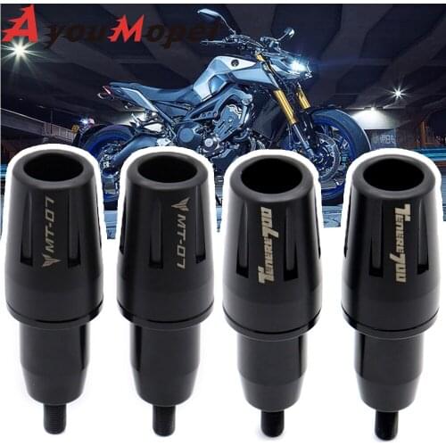 MT-07 Frame Sliders Crash Protector For YAMAHA MT07 2014-2021 FZ07 Tracer 700/GT Motorcycle Accessories Falling Protection Logo