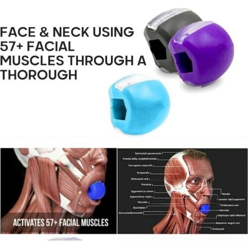 Fitness Face Masseter men facial pop n go mouth jawline Jaw Muscle Exerciser chew ball chew bite breaker training Body Skin Care