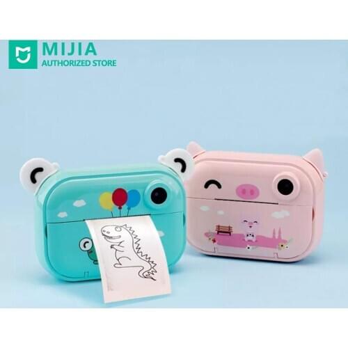 Xiaomi ZEGA Mini Kids Photo Camera DIY Paper Educational Toys Fun Doodling Fun Graffiti OTG Photo Printers For Outdoor