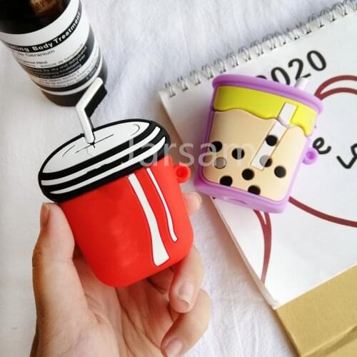 Cartoon Cute box Wireless Headset case for Airpods 1 2 Earphone soft Silicone Cover For Airpods Protective Cases