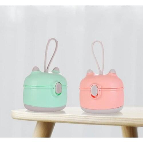 Cartoon Portable Feeding Milk Powder Storage Box Dispenser Bottle Container Cartoon Appearance Small Size Easy To Carry Gifts