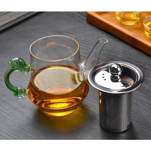 New style stainless steel Tea pot and Coffee Drip Kettle pot teapot with strainer stainless steel Kettle hot water for Barista