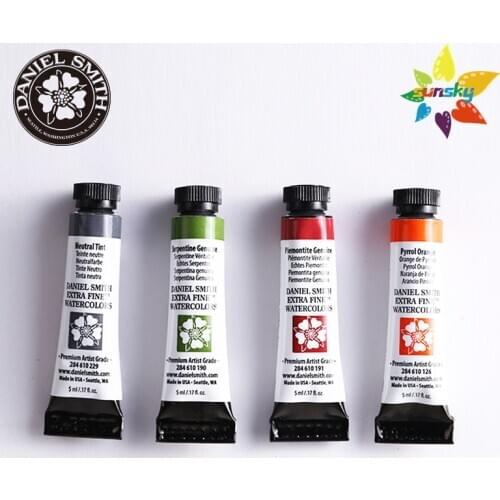 Original Daniel Smith Master meticulous watercolor 5ml single tubular watercolor pigment series 1 Professional Art supplies