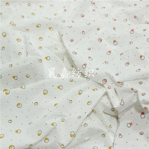 All Cotton Jacquard Cut Fabric Classic Xiaobo Dot Childrens Handmade Fabric