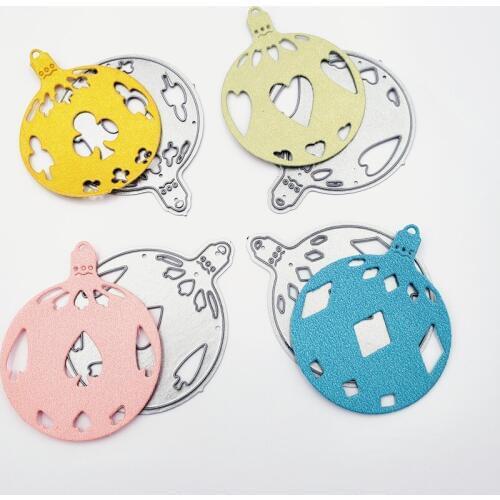Cutting dies mold toy Poker ball metal crafts paper embossing DIY embossing Easter New Year
