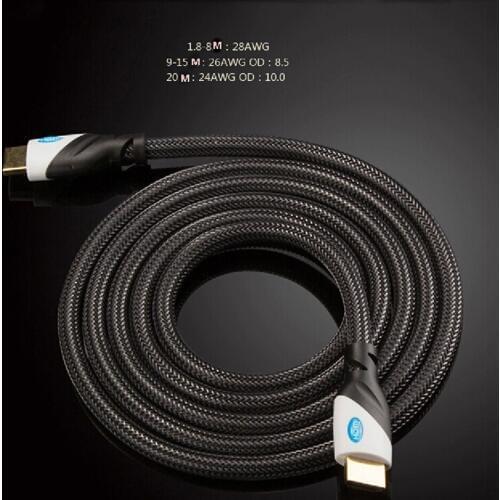 GoSo Professional Gold Plated HDMI M/M 1.4 Cable Premium HDTV 1080P 3D 4K Ultra HD Braided Wire for PC TV G409