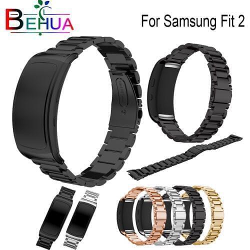For Samsung Fit 2 SM-R360 Smart watch Stainless Steel Bracelet Wristband Replacement strap for Samsung Fit 2 watch Accessories