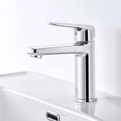Youpin Dabai Bathroom Faucet Vanity Vessel Sinks Mixer Tap Cold And Hot Water Tap With Pull Down Spray Mode Single Lever Handle